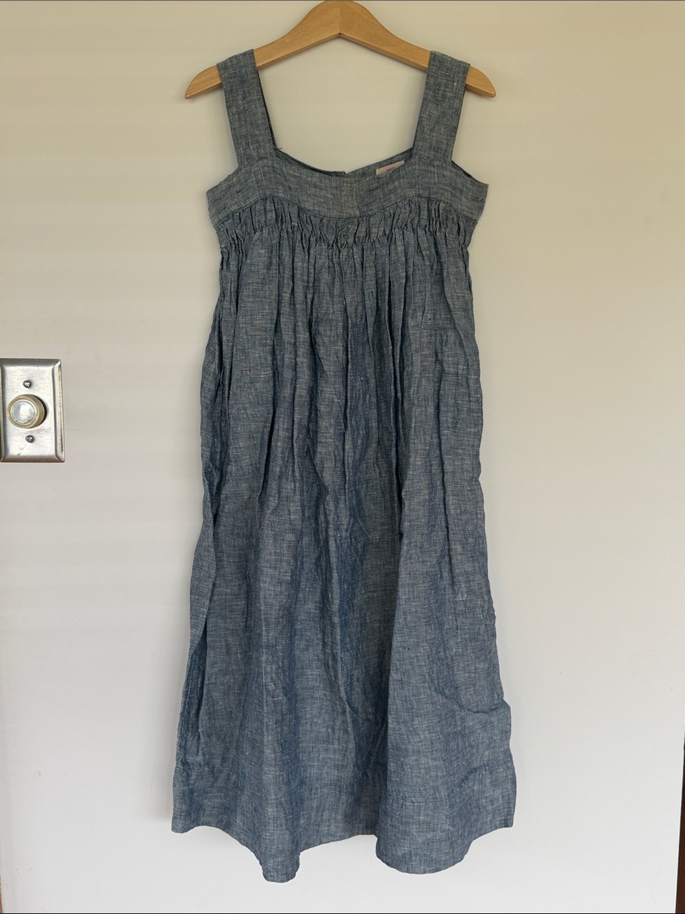 Makie NYC Linen Blue Sundress 10y